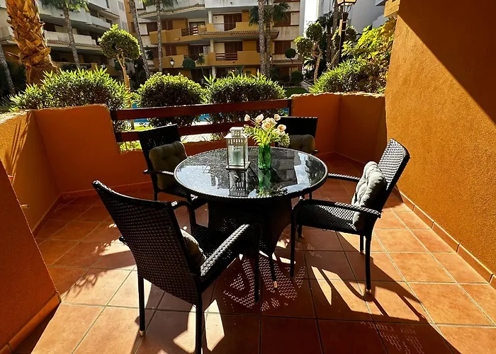 Ground Floor Punta Prima Apartment Looking At The Pool